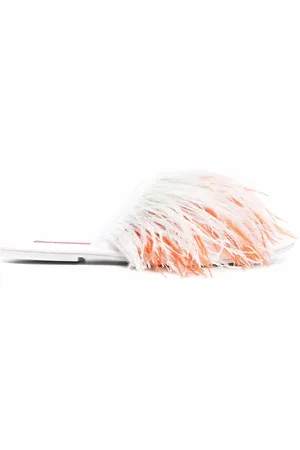 La DoubleJ Kala Slipper mit Federn