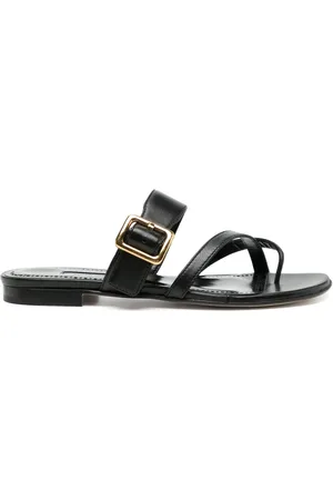 Manolo Blahnik Flache Sandalen