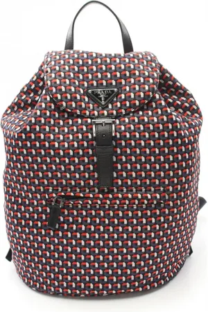 Prada 2010s Rucksack mit durchgehendem Muster