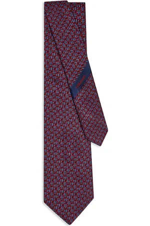 Salvatore Ferragamo Krawatte mit Jacquard-Gancini