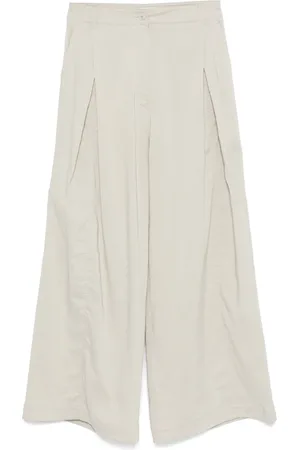 Low Classic Plissierte Palazzohose