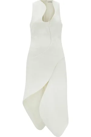 Salvatore Ferragamo Asymmetrisches Midikleid
