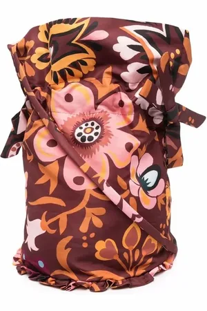 La DoubleJ Schultertasche mit Blumen-Print