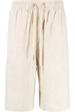 VERSACE Barocco Silhouette chambray shorts