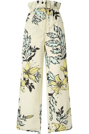 Pinko Palazzohose mit Blumen-Print