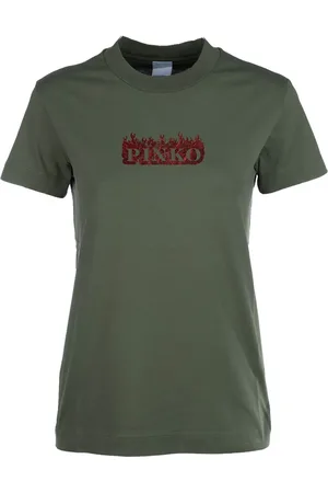 Pinko T-Shirt mit Logo-Print