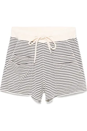 R13 Gestreifte Shorts