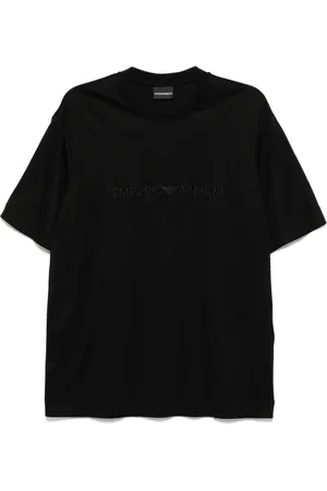 Emporio Armani T-Shirt mit Logo-Stickerei