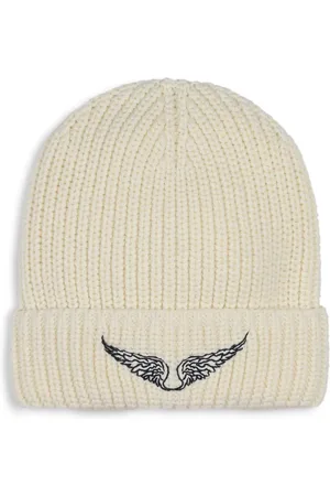 Zadig & Voltaire Gerippte Beanie mit Logo-Stickerei