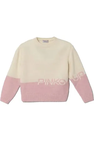 Pinko Pullover mit Intarsien-Logo
