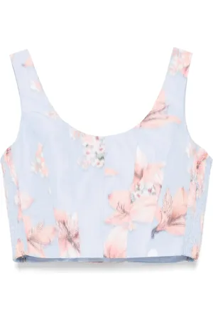 Maje Oberteil mit Blumen-Print