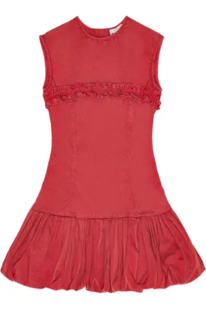 Ganni Kleid mit Rüschen