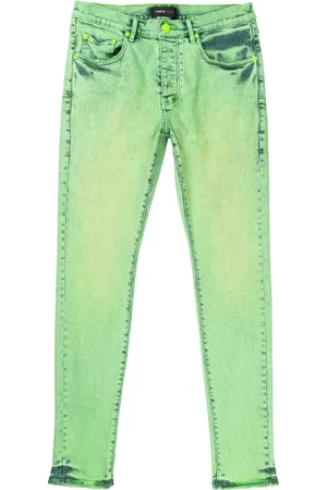 Purple Brand Skinny-Jeans mit Acid-Wash-Effekt
