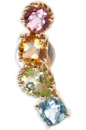 Dolce & Gabbana 18kt Gelbgoldohrring mit Schmuckstein