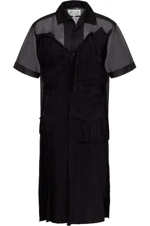 Maison Margiela Midikleid im Layering-Look