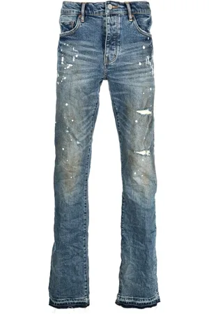 Purple Brand Slim-Fit-Jeans im Distressed-Look