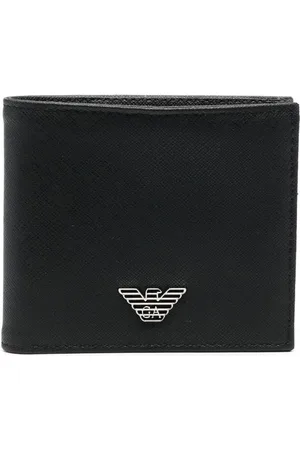 Emporio Armani Portemonnaie mit Logo-Schild