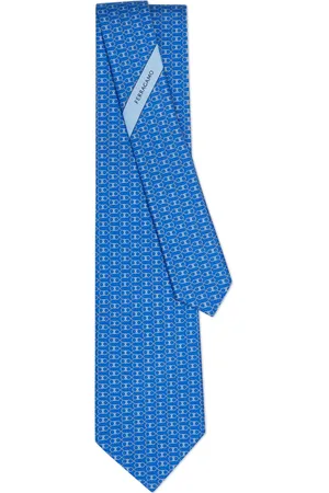 Salvatore Ferragamo Krawatte mit Gancini-Print