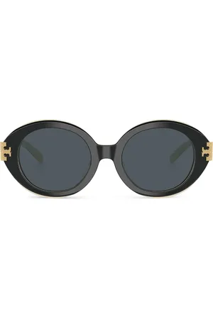 Tory Burch Sonnenbrille mit rundem Gestell