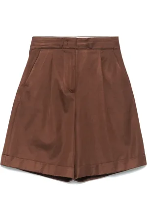 PESERICO SIGN Twill-Shorts aus Satin