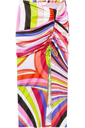 Puccini Midirock mit Blumen-Print