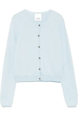 Allude Cardigan mit rundem Ausschnitt