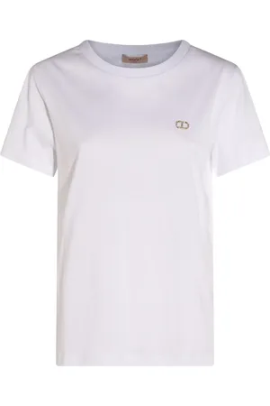 Twin-Set T-Shirt mit Logo-Schild