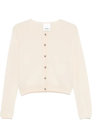 Allude Cardigan mit rundem Ausschnitt
