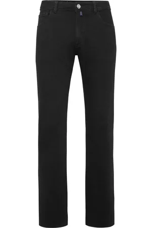 BILLIONAIRE Tief sitzende Straight-Leg-Jeans