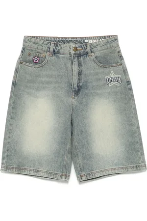 A Bathing Ape Shorts mit Logo-Stickerei