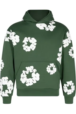 DENIM TEARS Hoodie mit Cotton Wreath-Print