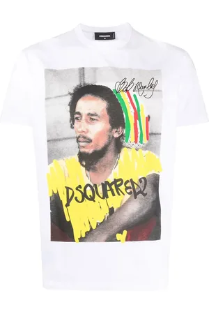 Dsquared2 T-Shirt mit Bob-Marley-Print