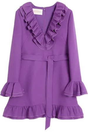 VALENTINO GARAVANI Crepe Couture Minikleid