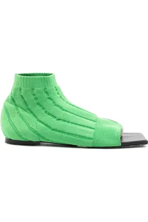 Gloria Coelho Gerippte Sandalen
