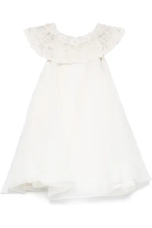Maison Ava Kleid mit Kontrastkragen