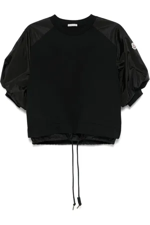 Moncler T-Shirt mit Kontrastärmeln