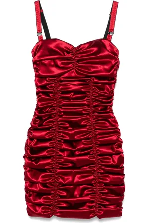 Dolce & Gabbana Drapiertes Seidenkleid
