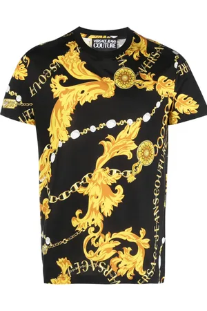 VERSACE T-Shirt mit Barocco-Print
