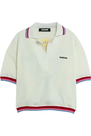 BARROW T-Shirt mit Streifenbesatz
