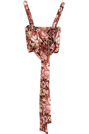 Chloé Cropped-Top mit Blumen-Print