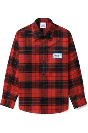 Vetements Kariertes Hemd