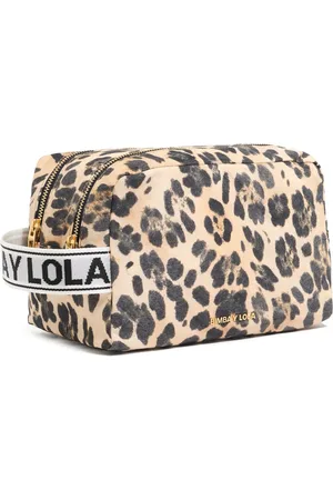 Bimba y Lola Große Kosmetiktasche mit Leoparden-Print