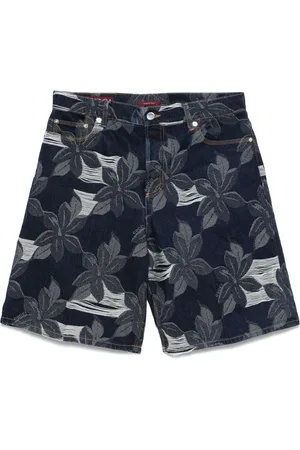 Gucci Jeans-Shorts mit Jacquardmuster