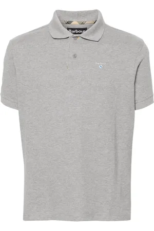 Barbour Poloshirt mit Logo-Stickerei