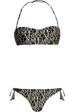 Emporio Armani Bikini mit Logo-Print