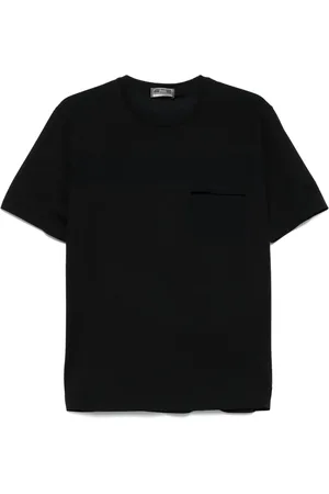 HERNO T-Shirt mit Logo-Prägung