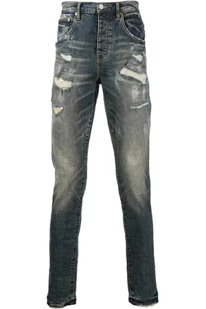 Purple Brand Distressed-Jeans im Vintage-Look