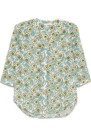 CENERE GB Bluse mit abstraktem Print