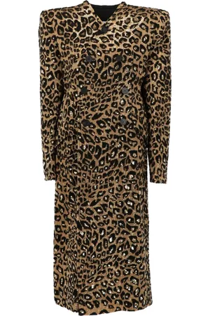 Balenciaga 2020s Mantel mit Animal-Print