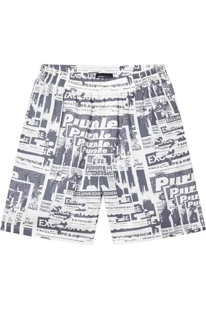 Purple Brand Tabloid Shorts